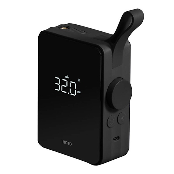 Elektrisk däckpump HOTO QWCQB001, 2500mAh (svart)