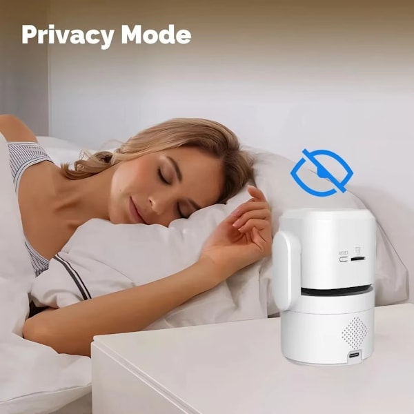 3MP Trådlös HD Säkerhetskamera - ICSEE-APP WiFi Version - Panorering, Tilt, Människospårning