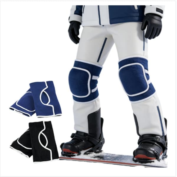 Skidknäskydd, Anti-Fall Skyddsutrustning för Utomhussporter, Knäskydd för Skidåkning och Snowboard Blue Blue
