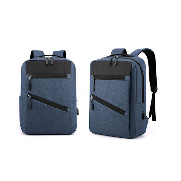 Stor Kapacitet Multi-Funktionel Multi-Delt Laptop Taske Blue Blue