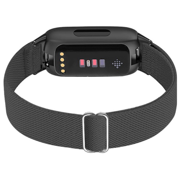 Fitbit Inspire 3 Rem i Elastisk Nylon DarkGrey DarkGrey