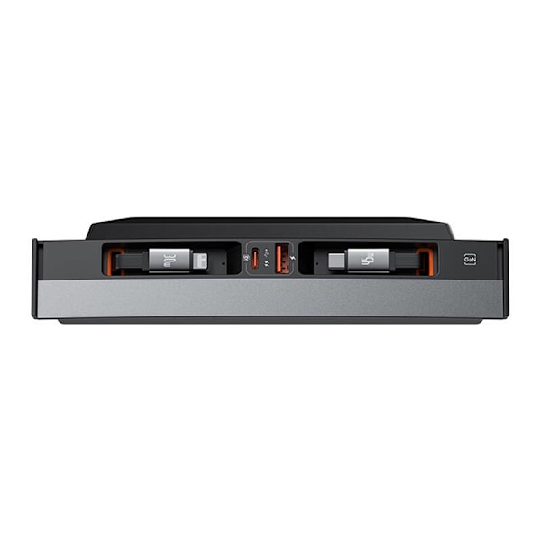 Hub Baseus T-Space USB-C-lightning-kaapeleilla Tesla-autoille (musta)