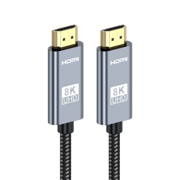 HDMI-kabel 8K vid 60Hz 4K vid 120Hz med guldpläterad kontakt 5 m
