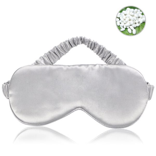 Sovmask av silke / Ögonmask Svart