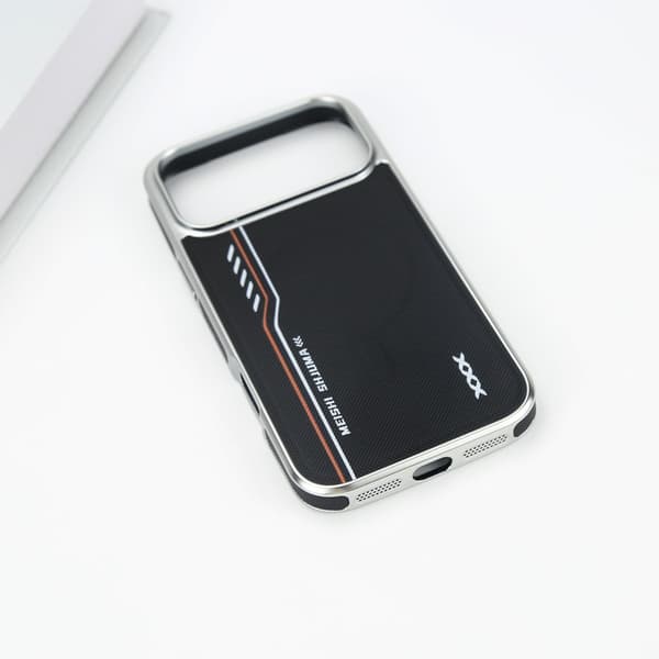 Sort Magnetisk PC-etui Kompatibelt med iPhone 17 Pro Max - Stødsikkert, Skridsikkert og Ridsefast