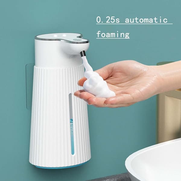 Automatisk sæbedispenser - Skumversion med hurtig sensor og vandtæt design White White