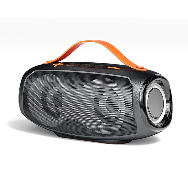 Vedenkestävä Bluetooth-kaiutin RGB-valoilla - Musta