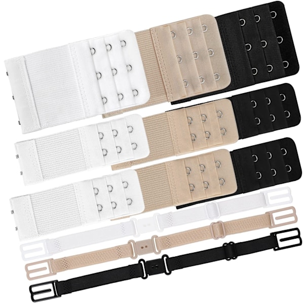 BH-förlängare Set (2 Elastiska, 3 Häktesstilar)