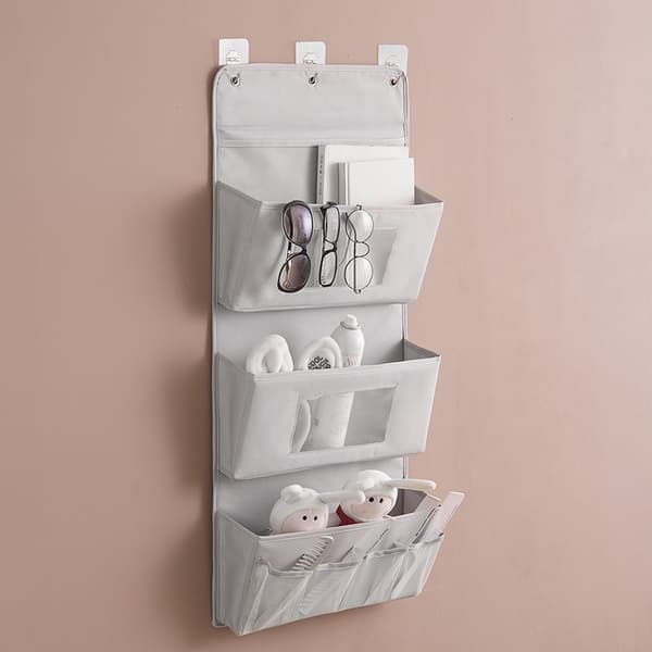 3-nivåers hängande organizer Grey Grey