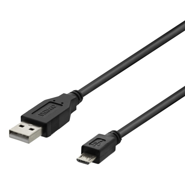 USB 2.0 cable Type A ma - Type Micro B ma, 5-pin, 2m, black