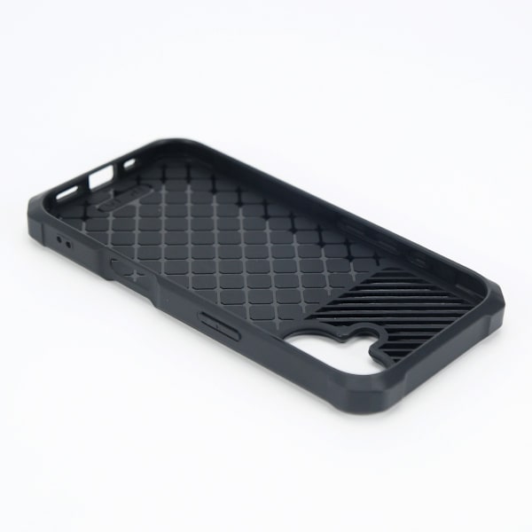 Elegant svart plånboksfodral för iPhone 16-serien iPhone 16