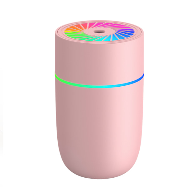 WT-009 Bilfuktare: USB Mini Tyst Färgglatt Ljus Rosa