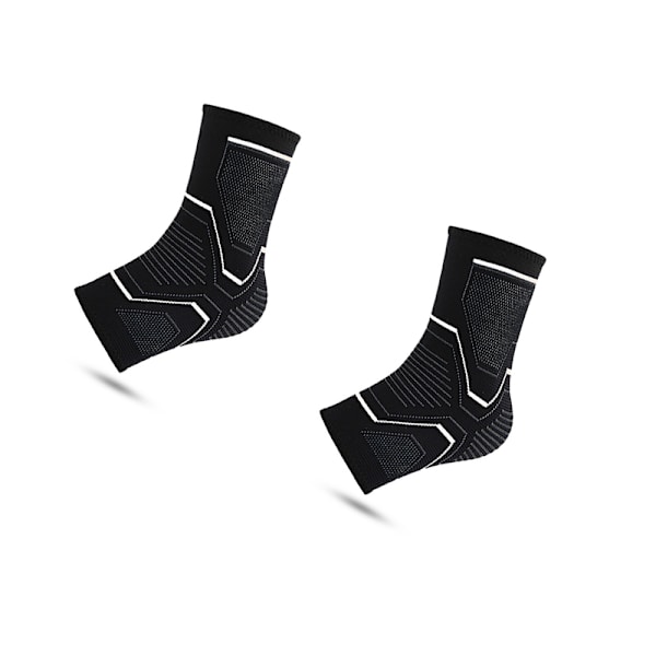 Sports Ankelstøtte, Sort (1 par) XL