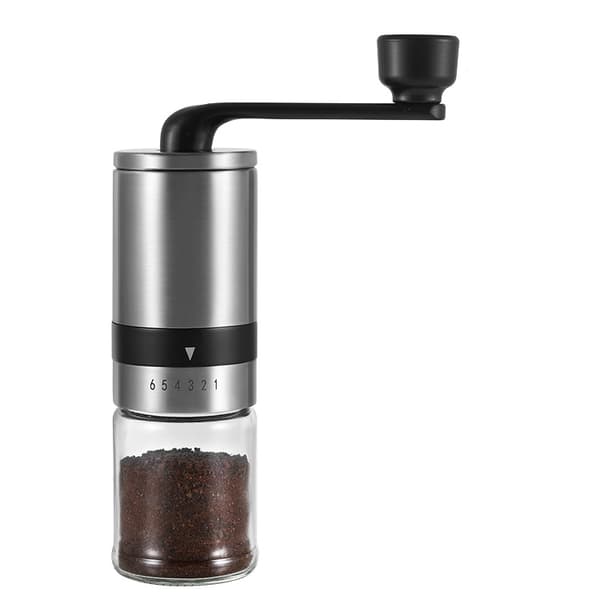 K2 Manuel Kaffebønnekværn - Rustfrit Stål & Keramik