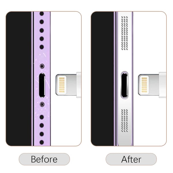Støvsikkert net til iPhone 12/13/14 Pro Max, 10-pak Black Black