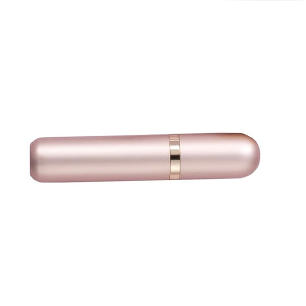 Påfyllbar parfymatomiserare roséguld 5ml med glasfoder, bottenpåfyllning och nano-spray, läcksäker resesprayflaska som ryms i ficka