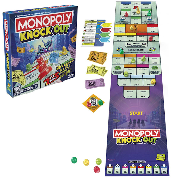 Lautapeli Monopoly Knockout (NO)