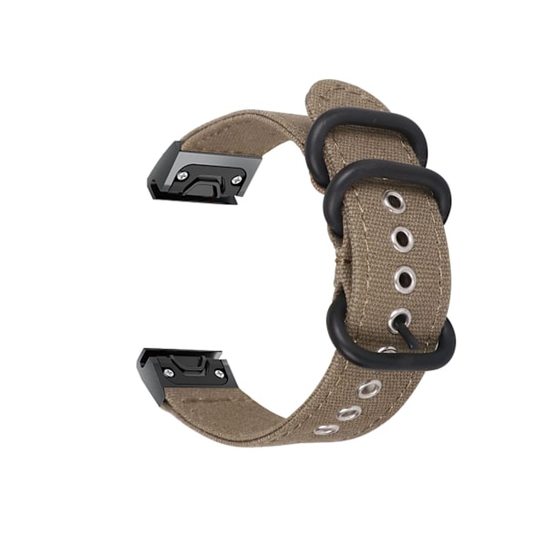 20mm Garmin Fenix Quick Release kanvasrem til Fenix 7/6/5 Grøn