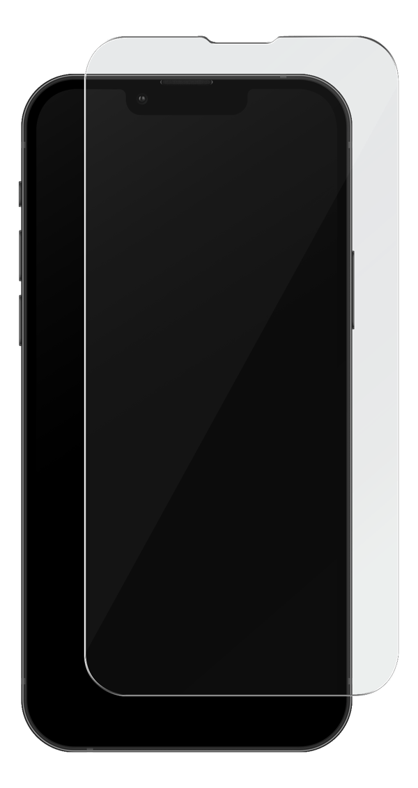 Screen protector iPhone 13/13 Pro/14/16e/17e, 2.5D glass
