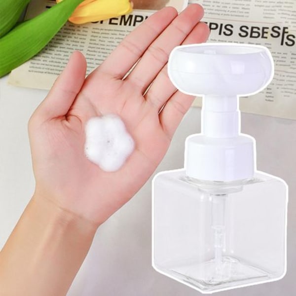 Skummande handtvålsdispenser blomform