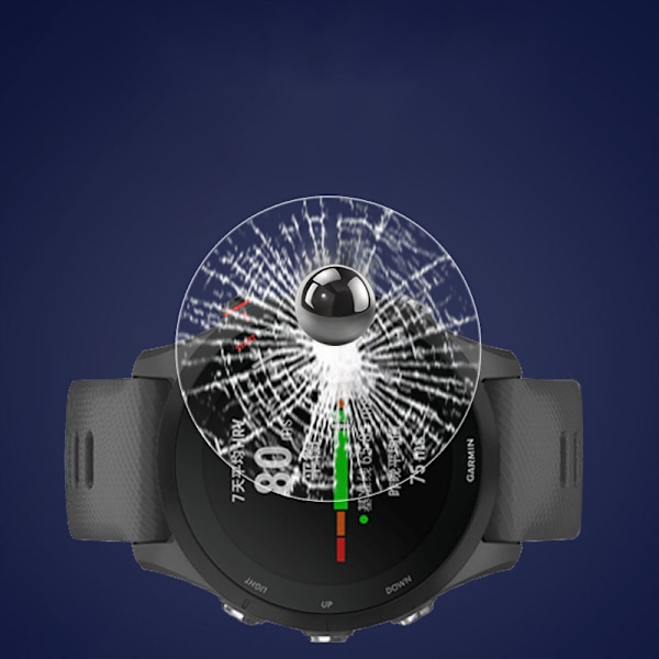 Hærdet glasskærmbeskytter, 2-pak Garmin Forerunner 955