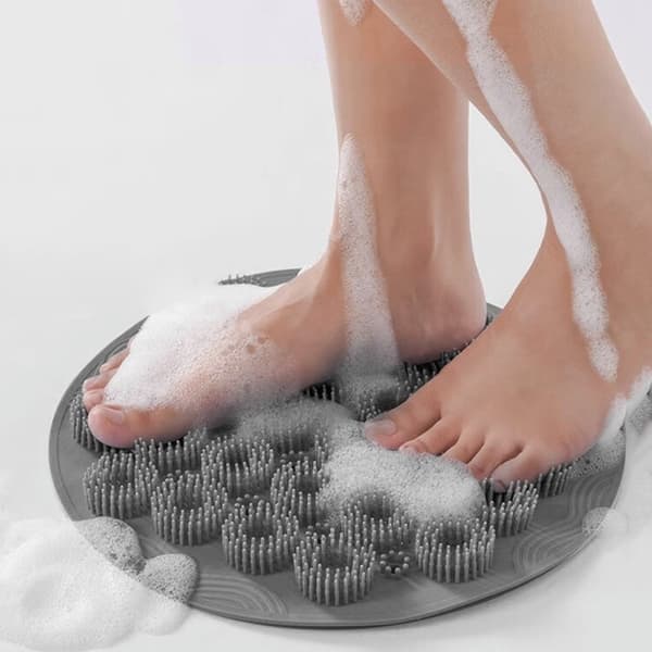 Silikone bruser fodmassagemåtte Grey Grey