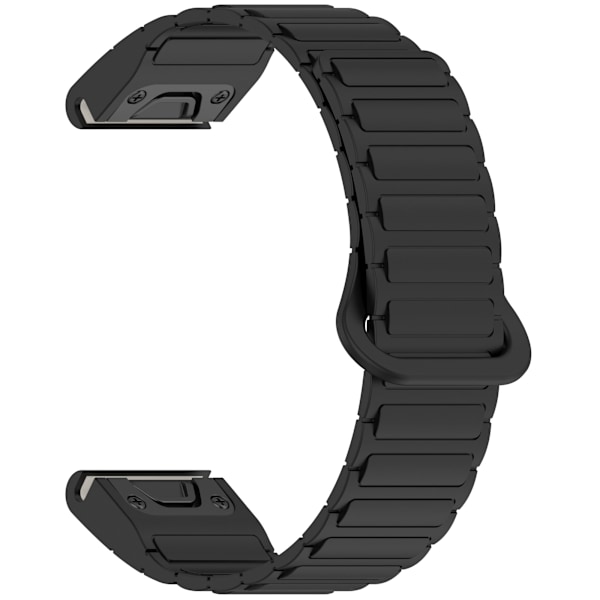 Garmin Fenix 5/6/7/8 magnetisk urrem med hurtig udløsning Sort 22 mm