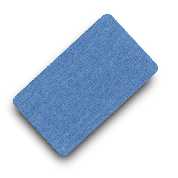 Iron-On Denim Patches 10 Pack Himmelblå