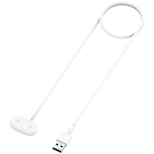 Magnetisk laddkabel kompatibelt med Google Fitbit Air - USB-A, ABS+TPE, 100cm, Snabbladdning White White