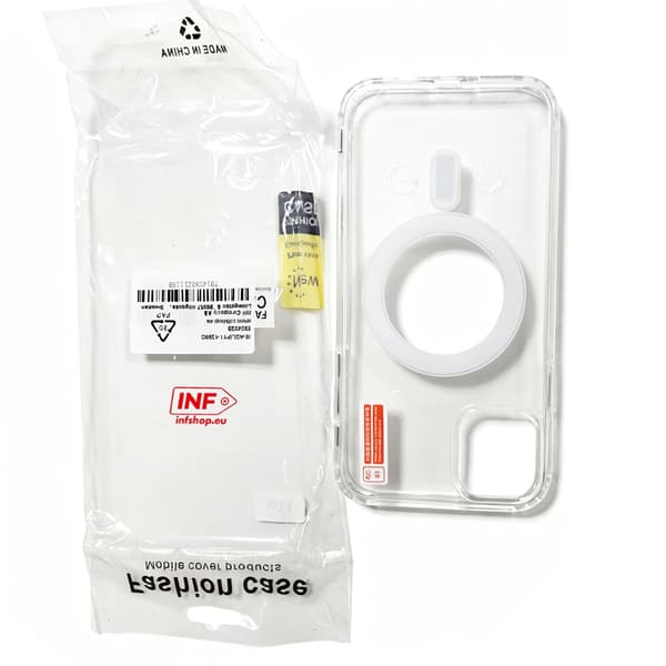 iPhone 11 mobilskal kompatibel med MagSafe laddare Transparent