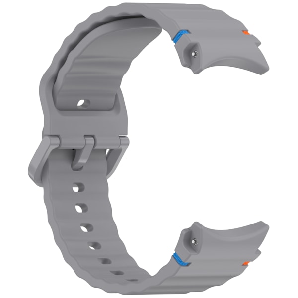 Samsung Watch 7.6 Vågigt sytt armband Grå