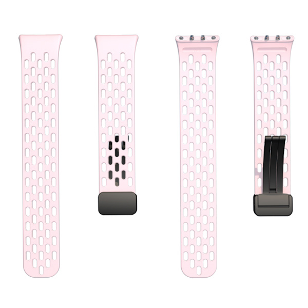 Kellonranneke magneettisella soljella Samsung Galaxy Fit 3:lle Vaaleanpunainen