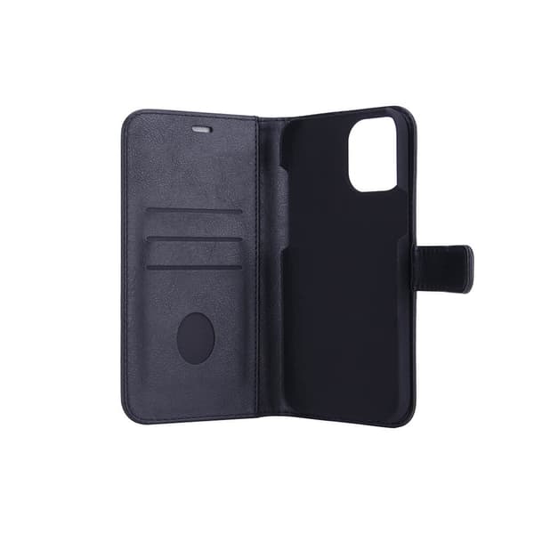 Lompakko iPhone 12 Pro Max Säteilysuojattu Flipcover RFID Musta