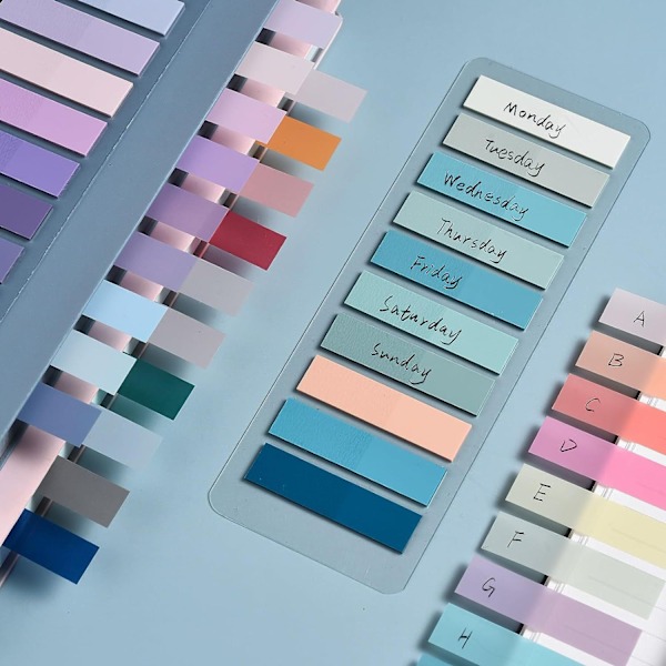 Sticky Notes - Farverige bogfaner