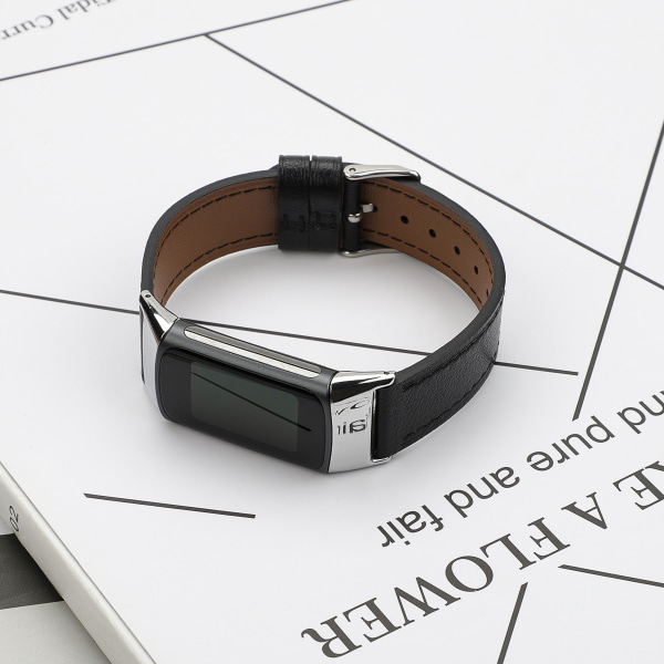 INF Läderarmband Fitbit Charge 5 armband läder Svart