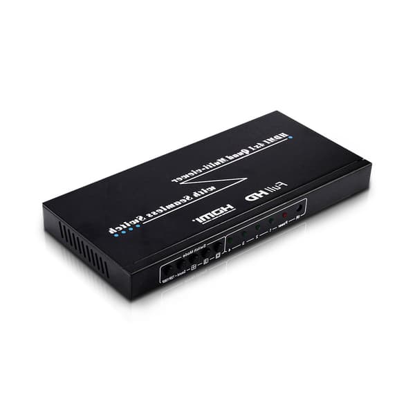 HDMI-switch, 4 ind 1 ud - 1080P