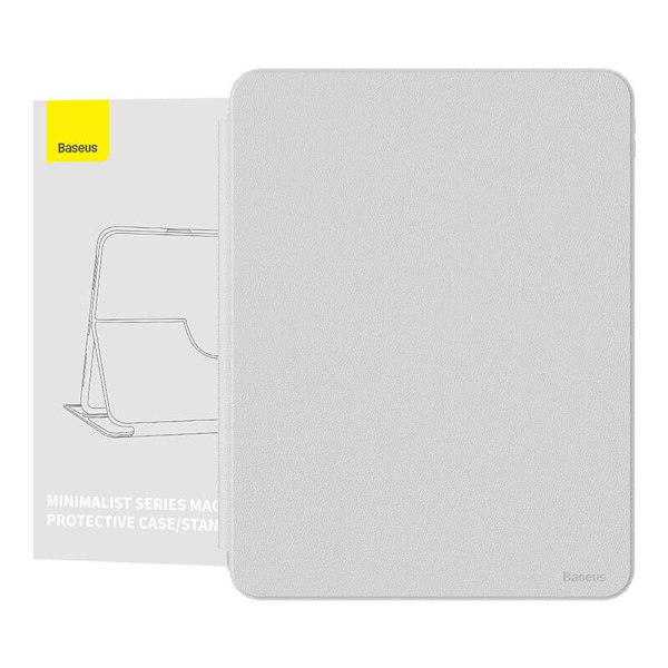 Baseus Minimalist Series IPad PRO 12.9 Magnetisk skyddsfodral (ljusgrå)