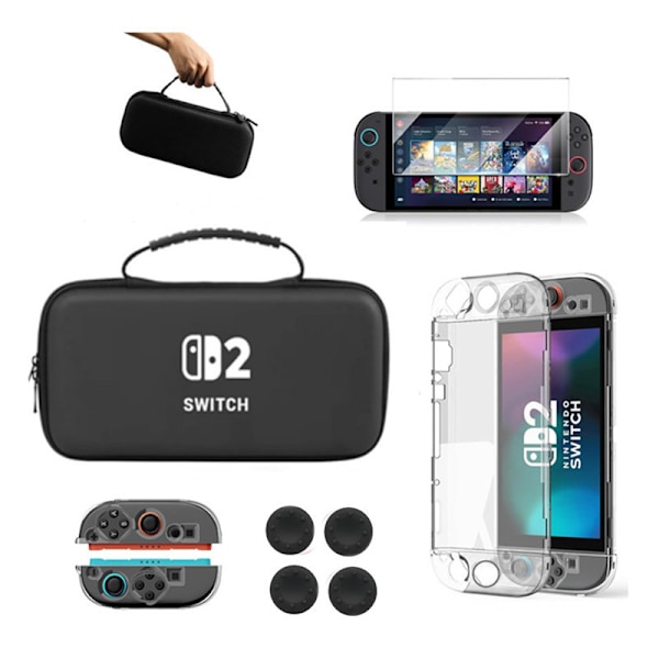 Suojaava kantolaukku Switch2-konsolille ja -tarvikkeille