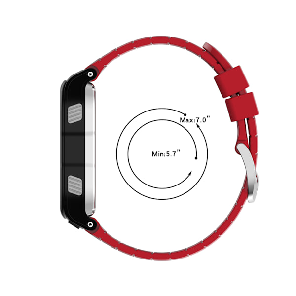 Kellon hihna silikonia Garmin 920XT Punainen