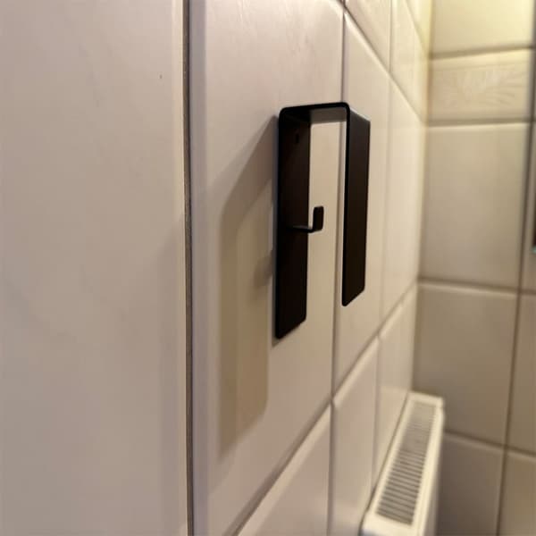 304 Rustfrit Stål Selvklæbende Håndklædeholder - Ingen Boring Nødvendig, 4 Stk, Pladsbesparende Design