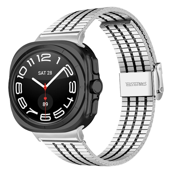 Urrem til Samsung Galaxy Watch Ultra - 47 mm Sliver+Sort