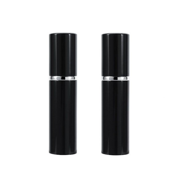 Uudelleentäytettävä minihajuvesisumutinpullo 2 kpl Musta 5 ml