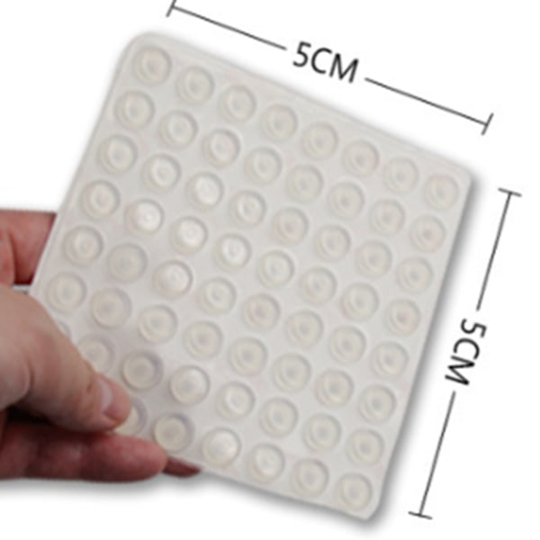 Självhäftande dörrstopp Skyddskuddar 100-pack