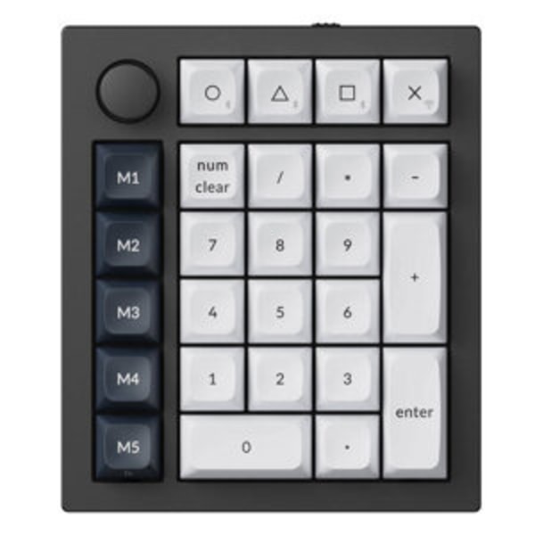 Keychron Q0 Max RGB QMK/VIA Knob Version numerisk tastatur (sort)