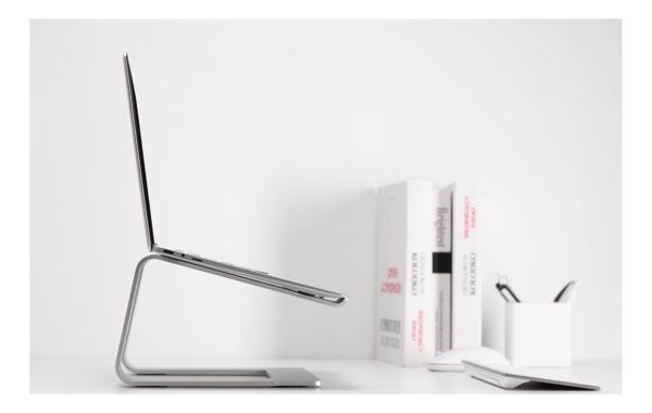 High-rise laptop riser, 5kg, aluminum