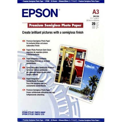 A3 Premium Semigloss  Photo Paper 251g, 20 sheets