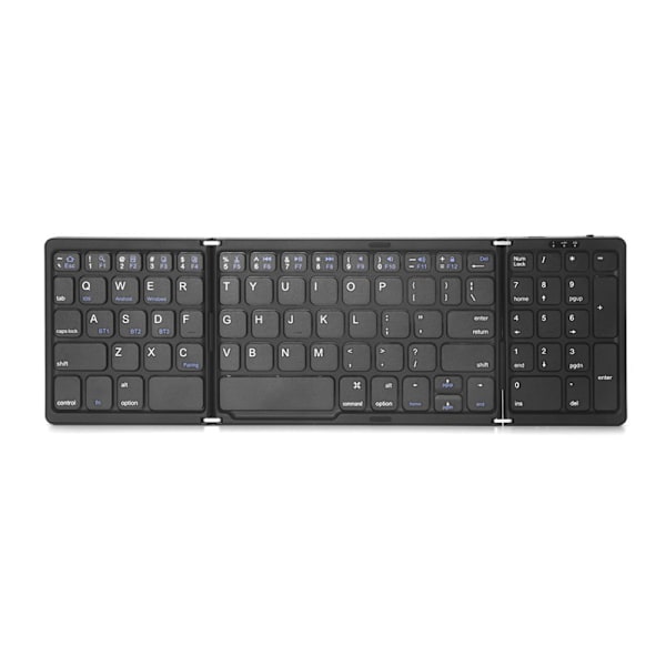 Foldbart Bluetooth-tastatur Black Black