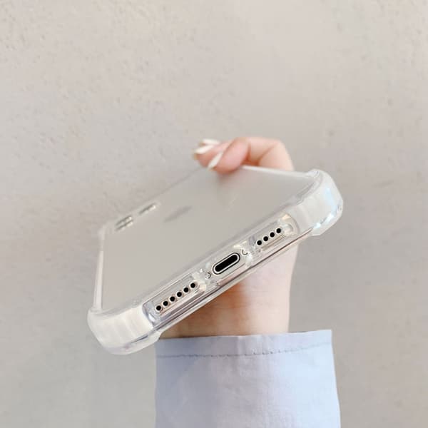 Läpinäkyvä iskunkestävä iPhone 14 Pro -mobiilikotelo Transparent iPhone 14 Pro Transparent