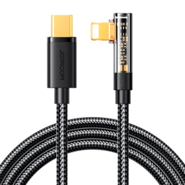 Joyroom SC Lightning Angle 20W 1,2m USB till USB-C Lightning-kabel S-CL020A6 (svart)