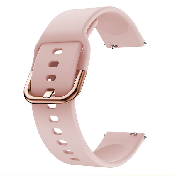 20 mm:n silikoniranneke Garmin/Vivomorelle Vaaleanpunainen
